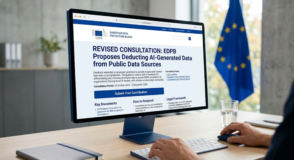 EDPB запустил публичное обсуждение Руководства о скрейпинге веб-данных для генеративного ИИ: что нужно знать бизнесу