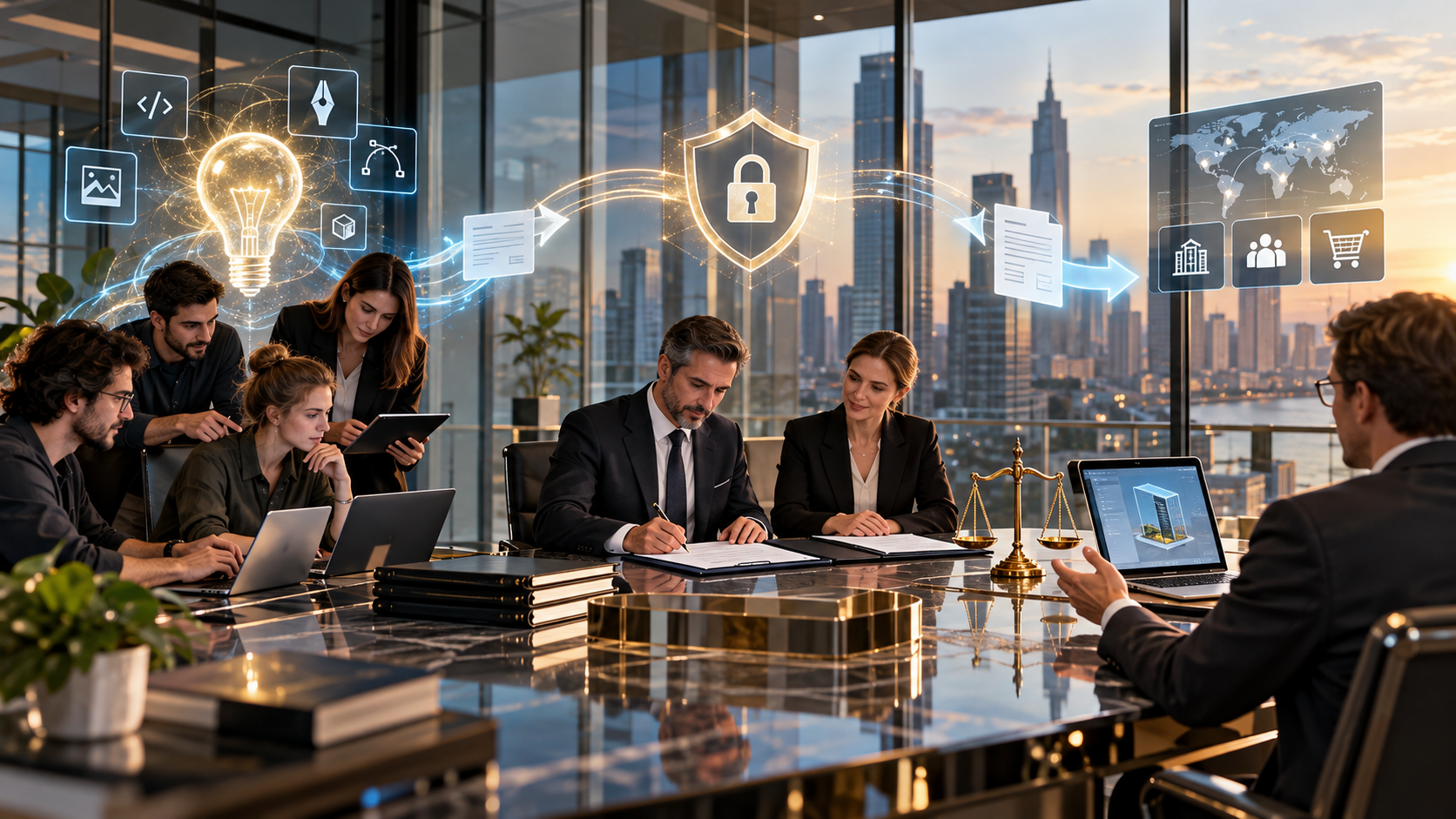 Formalising IP and contracts
